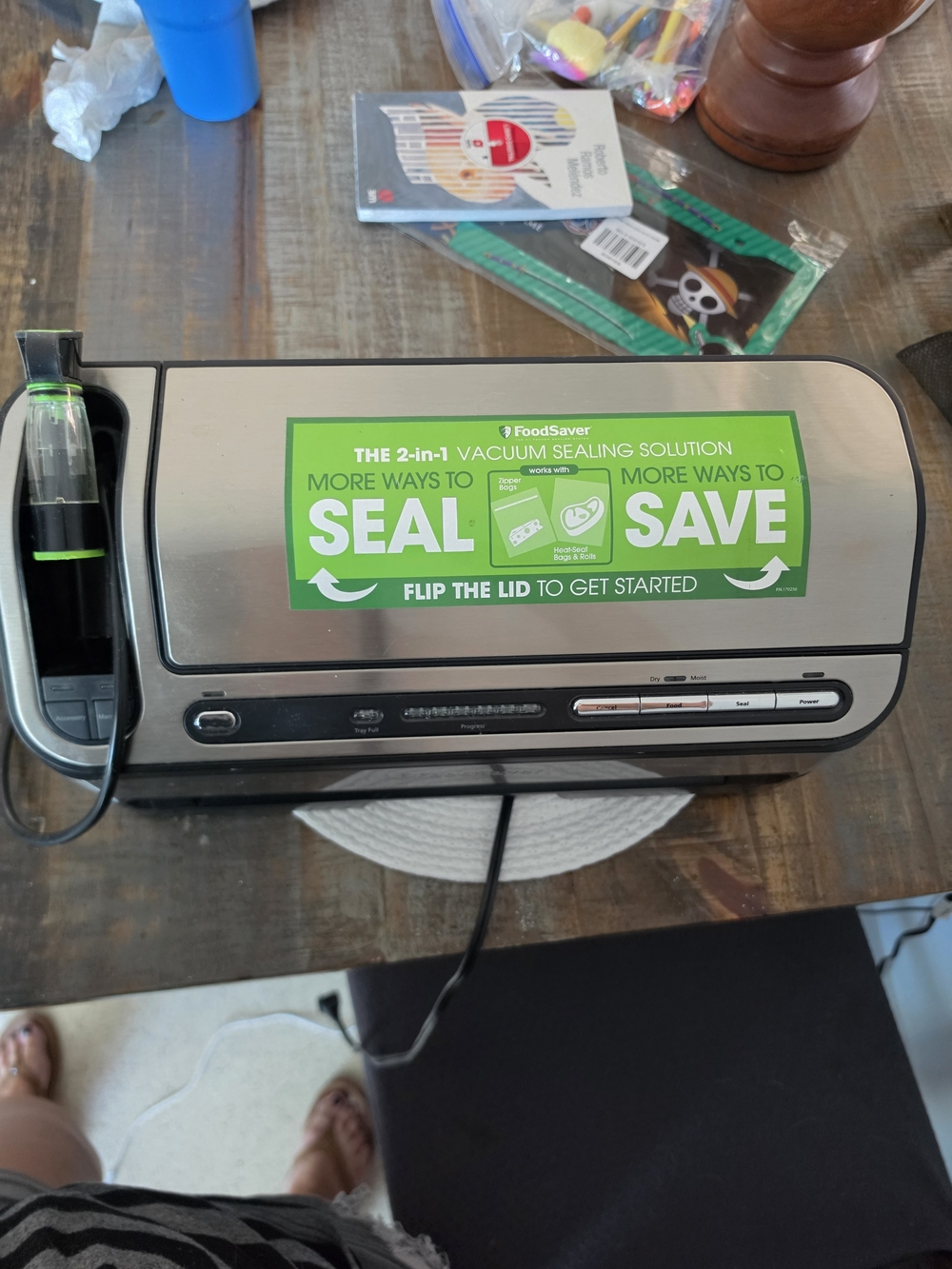Food Saver Stainless Steel Vacuum Sealer